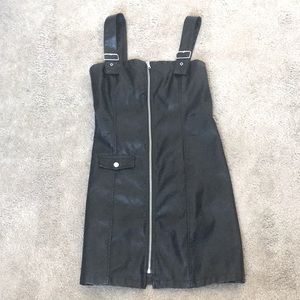 L H&M LEATHER DRESS